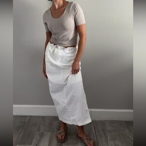 Cargo midi length skirt